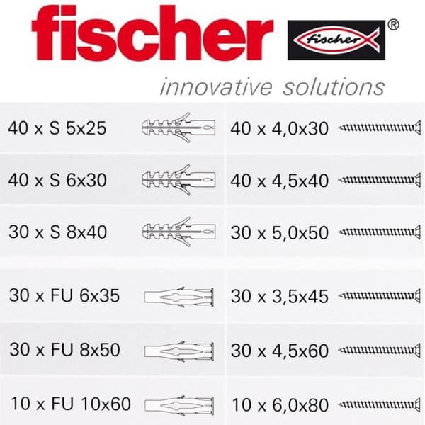 FISCHER - SOS LÅDA - 360 st