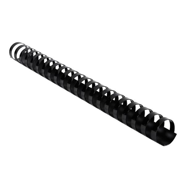 Plastspiralbindningar - EXACOMPTA - 75701E - 25 mm - Svart - Förpackning 50