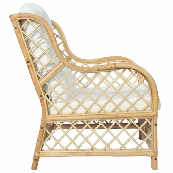 vidaXL Soffa med Dyna Vardagsrum Fåtölj Soffa Stol Vardagsrum Hem Interiör Sovrum Rotting 325469