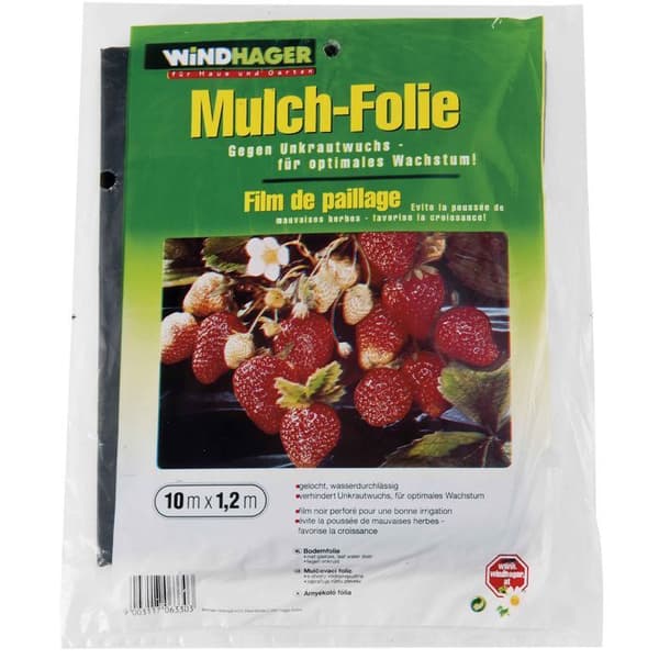 Windhager svart mulching film
