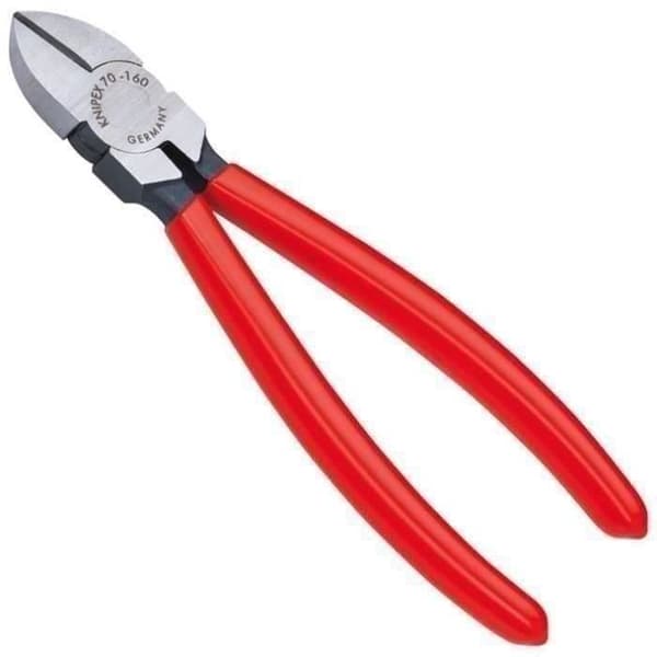 Sidoklipptång - KNIPEX - 160 mm - Stål - Röd