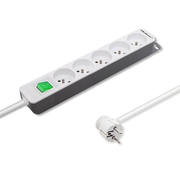 Qoltec Eldosa 5 uttag, 1,8m - 5901878502908