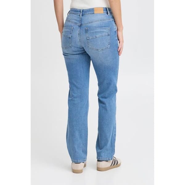 Hög midja raka jeans för kvinnor Pulz Jeans Kenya