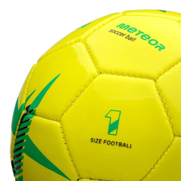 Fotboll - METEOR - Spin - 32 paneler - Storlek 1 - Gul