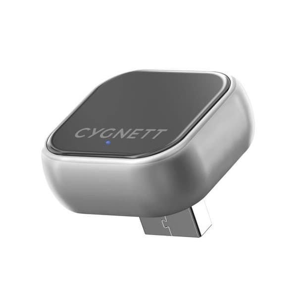 Trådlös biladapter - CYGNETT - CarPlay/Android Auto - USB - Bluetooth/WiFi - Grå