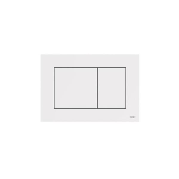 Avtryckarplatta - TECE - TECEnow 9240400 - Vit - 22x15 cm - Dubbelknapp
