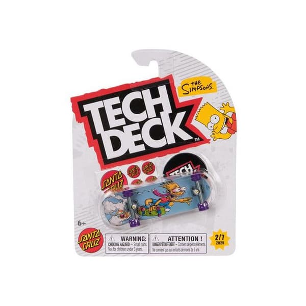 Pack figurfigur Tech Deck 1 finger Skate The Simpsons Slumodell