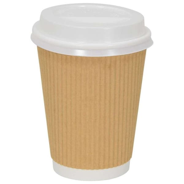 Papperslock till kaffekoppar 12oz och 16oz 1000 st