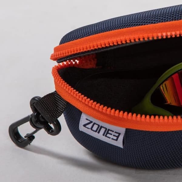 Simglasögonfodral - ZONE3 - Zone3 - One size - Orange/marinblå - Vuxen