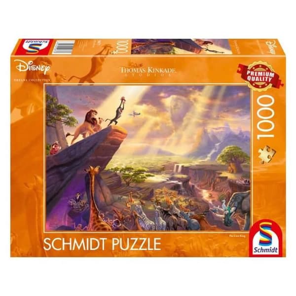 Pussel 1000 bitar - SCHMIDT SPIELE - Thomas Kinkade Studios - Disney - Lejonkungen - 1000 bitar