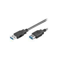USB-förlängningskabel - Microconnect - 2 m - USB 3.0 - Typ A (M) till Typ A (F) - Svart