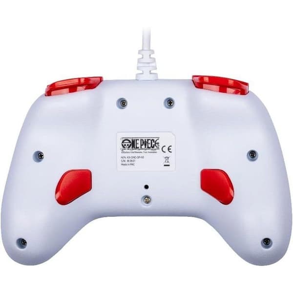Spelkontroll - Nintendo Switch, Switch 2 och PC - One Piece - Trådad - Vit - Vibrationsfunktion - 3 m kabel - Luffy - Konix