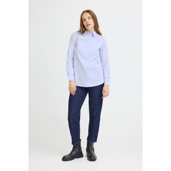 Kvinnors långärmad skjorta Pulz Jeans Elna