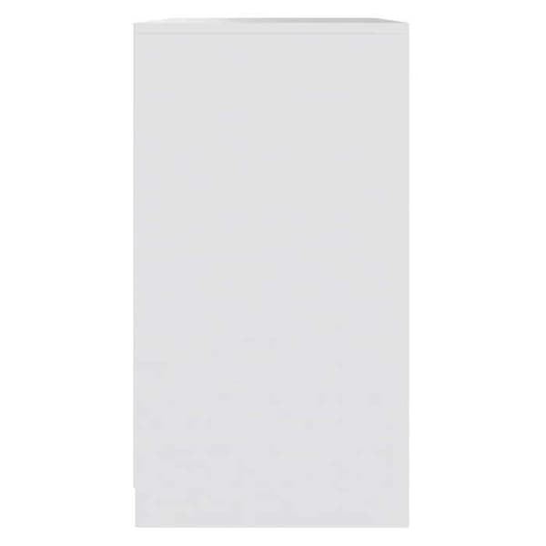 vidaXL Buffé Vit 70x40,5x75 cm Ingenjörsträ 809755