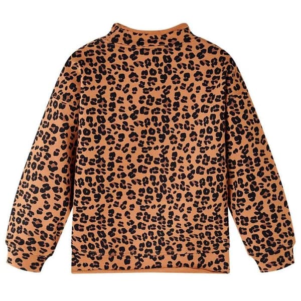 Sweatshirt för barn cognac ljus 92/104/116/128/140