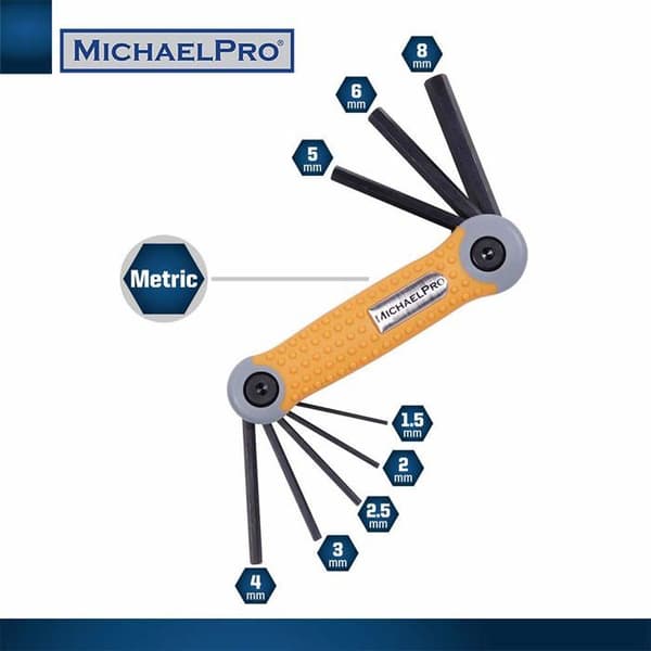 Cle allen - cle a 6 pans - cle manlig hexagon Michaelpro - MP001007