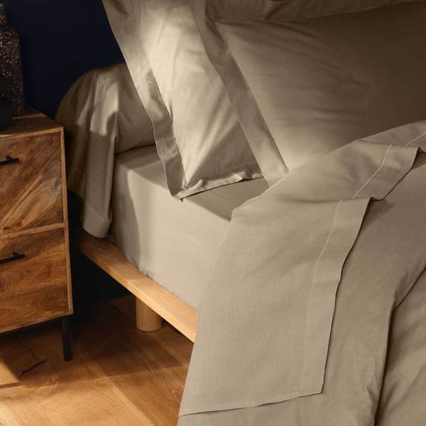 Duntäcke 85x185 cm - 100% bomull - Sand