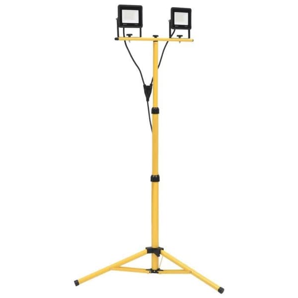 vidaXL LED-projektor med stativ 2x20 W Varmvit