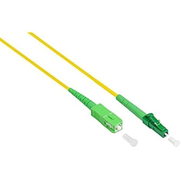 Fiberoptisk kabel - GOOD CONNECTIONS - OS2 Simplex - LC (APC) till SC (APC) - 15 m - Monomode 9/125