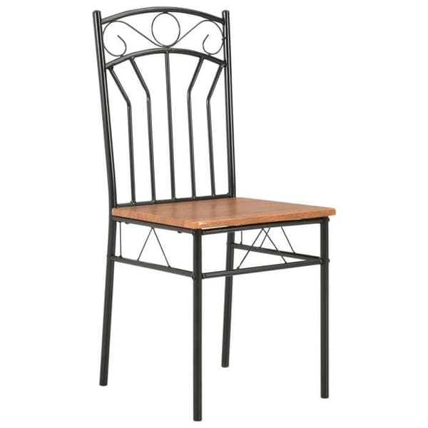 vidaXL Matstolar set om 6 brun MDF 281397
