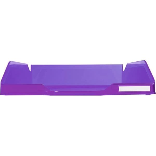 Korbhållare för post - EXACOMPTA - MIDI-COMBO - Transparent lila - Plast - Vuxen
