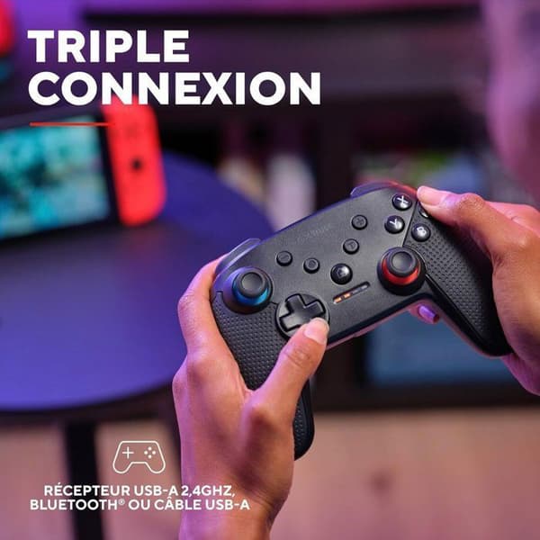 Spelkontroll - TRUST - GXT 1246 Muta - Trådlös Bluetooth - 15h batteritid - Kompatibel med Switch