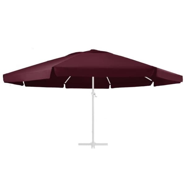 vidaXL Ersättningstyg för utomhusparasol Bordeaux 600 cm