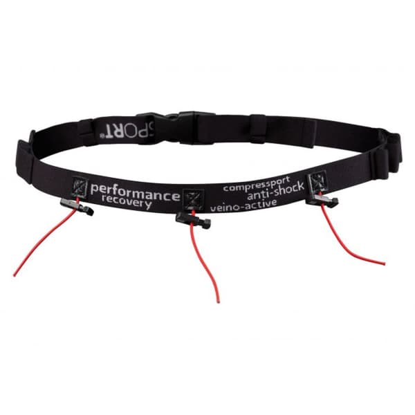 Löparbälte - Compressport - Race Belt - Elastisk - Justerbar - Svart