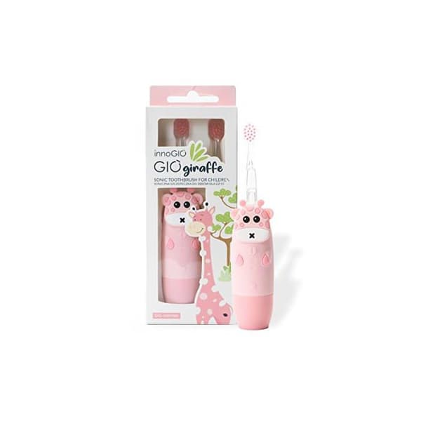Sonic Elektrisk Tandborste - InnoGIO - GIO-450PINK - Timer - LED-lampor - Rosa