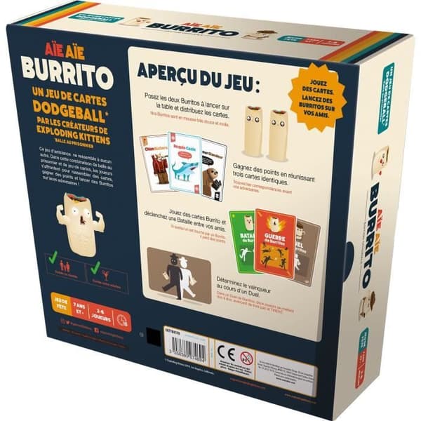 Brädspel - ASMODEE - Ouch Ouch Burrito (2022 Edition) - Atmosfär - 3 till 6 spelare