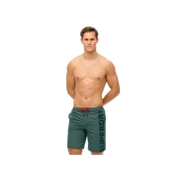 Badbyxor Superdry Herr Surf Klassisk Grön Syntetisk