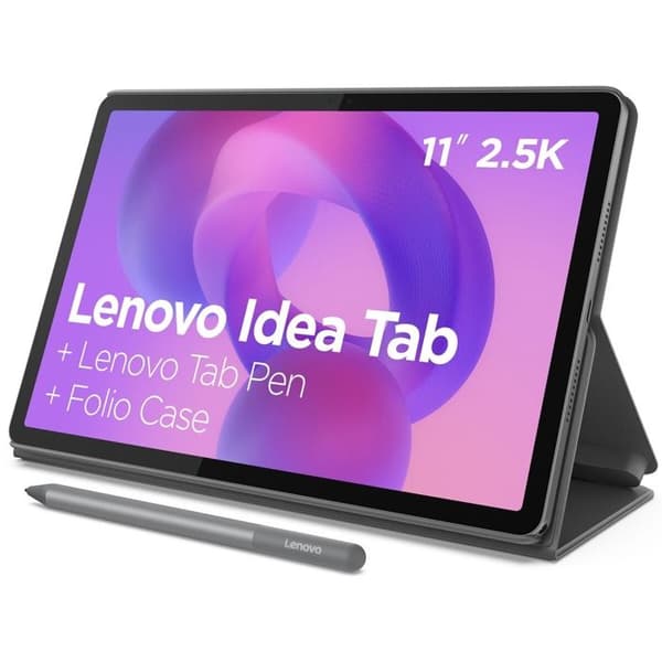 Lenovo Pack Idea Tab 11" Wi-Fi 128 GB Grå antracit + Stylus + Skyddsfodral