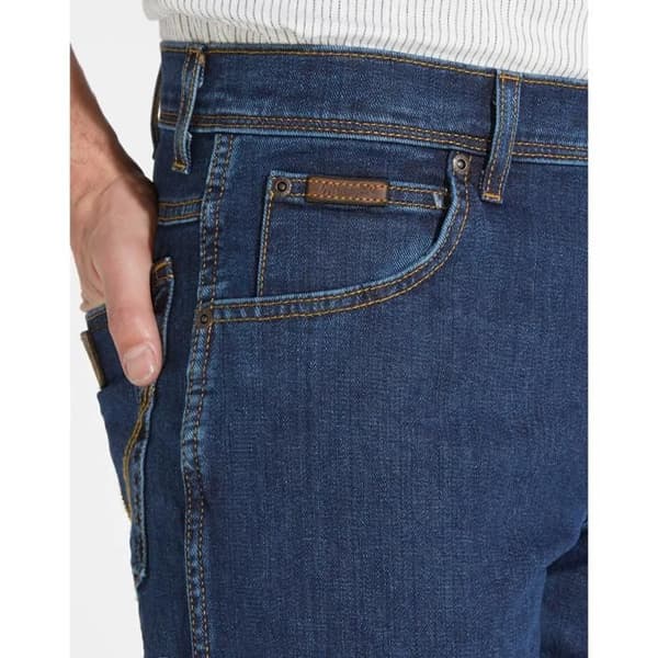 Jeans Wrangler Texas Stretch Darkstone - blå