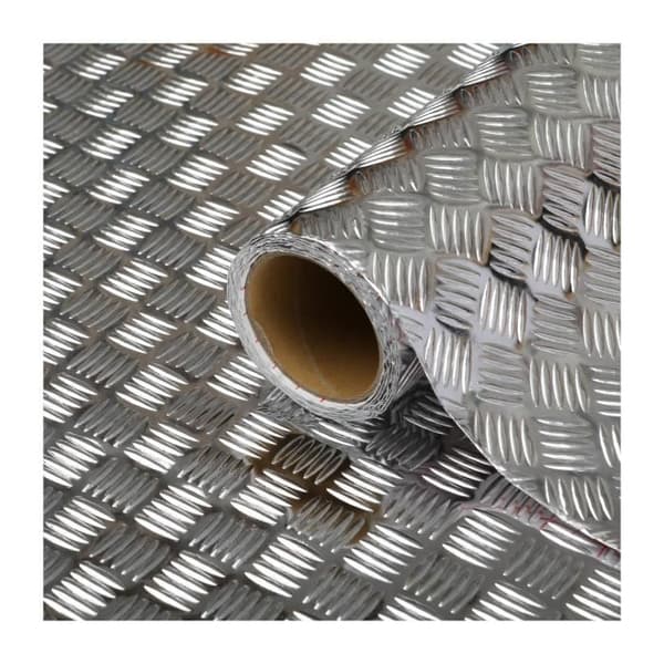 D-C-FIX - Metallisk rullfolie riffel silver 1.5mx45cm