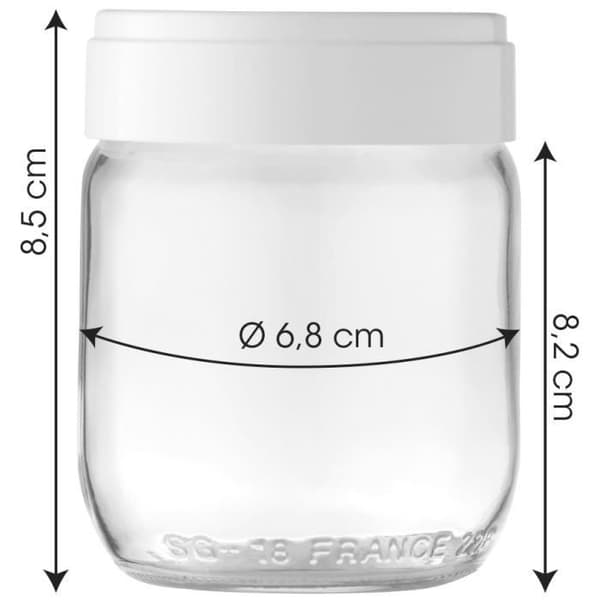 LAGRANGE 459001 LINE Yoghurt Maker - 18 W - Rostfritt stål
