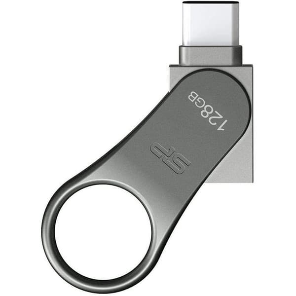 Clé USB - SILICON POWER - Mobile C80 - 128 Go - USB 3.0 - USB typ C - Titan