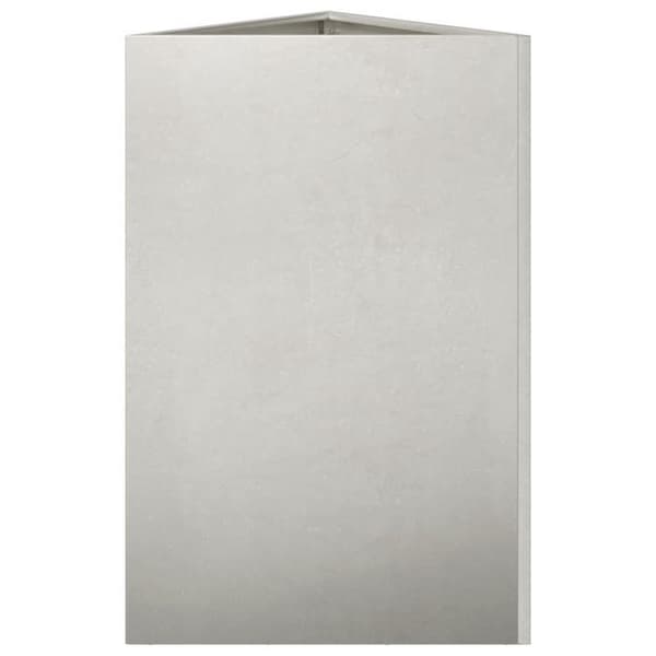 vidaXL Triangulär plantering 50x43x75 cm rostfritt stål, utomhusplantering, blomlåda, trädgårdslåda, 851179