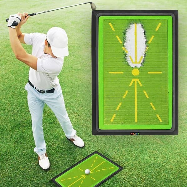 Golfträningsmatta - GolfPro - 30,5×43,2 cm - Halkfri gummibas - Ambidextrous