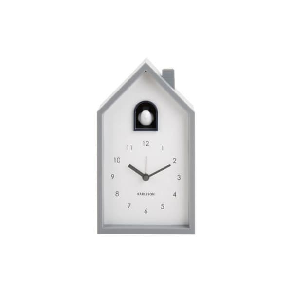 Väckarklocka - KARLSSON - KA6015GY - Grå - Plast - Inomhus