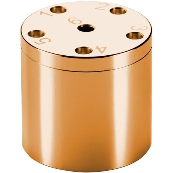 BestSaller Bestsaller3002 Aluminium Super Six tärningar Guld