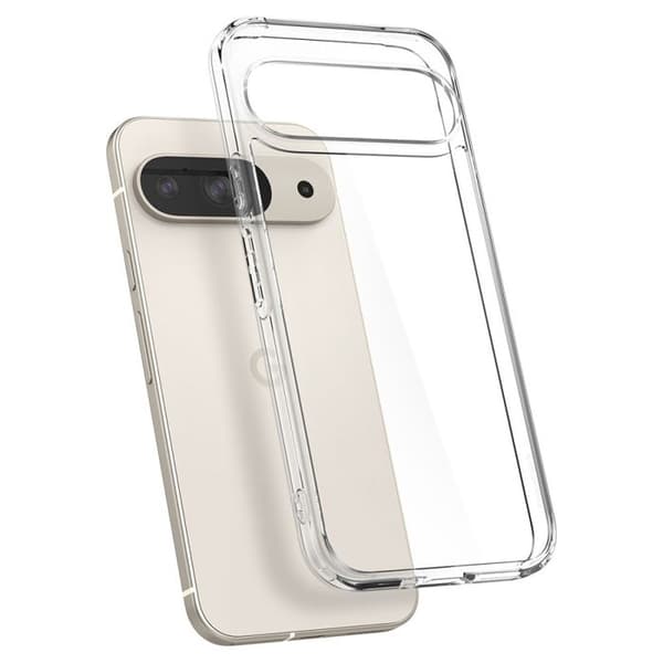 Telefonfodral - SPIGEN - Google Pixel 9/9 Pro - Ultra Hybrid - Transparent - Stötsäker