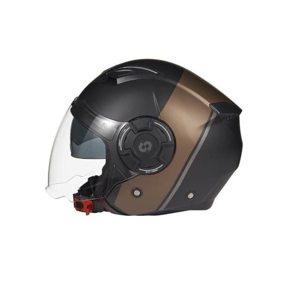 KSK - Jet Hjälm DS ULTRASONIC KOPPAR & RÖD