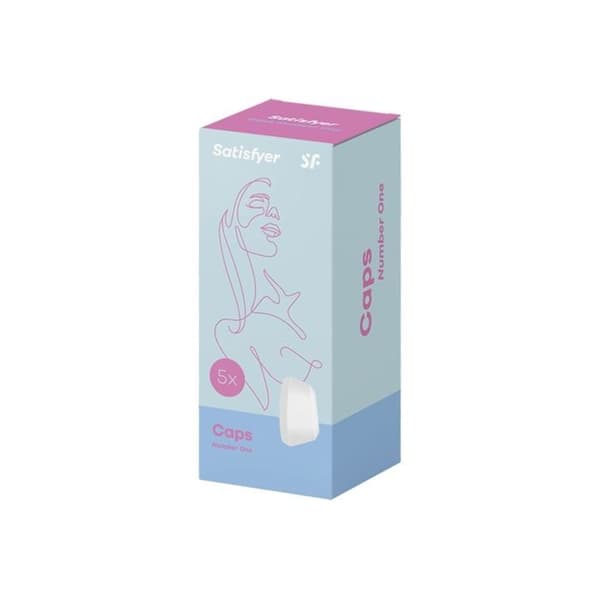 Erotiskt tillbehör - Satisfyer - Climax Next Generation 1 - Silikon - Vit - 5 st