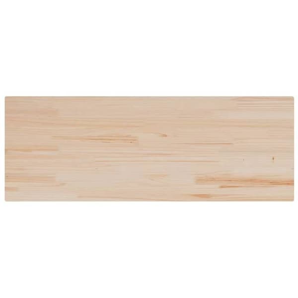 vidaXL Bordsskiva 110x40x1,7 cm rektangulär massiv furu 847418