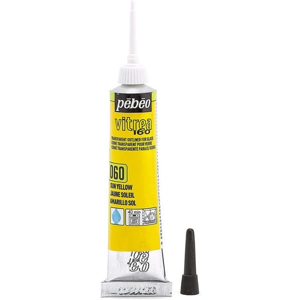 Cerne verre V160 - 20 ml Gul SOL