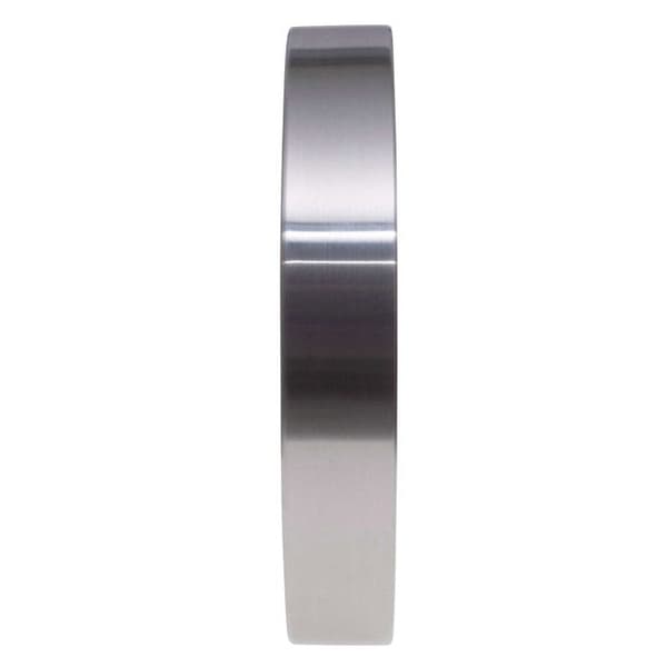 MAULfly - Klocka - kvarts - väggmontering - 30 cm - vit - Borstad aluminium