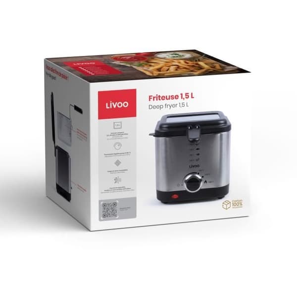 Fritös 1,5 L - Livoo - DOC240 -