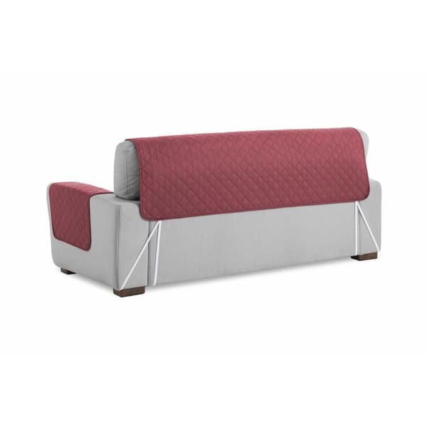 Sofföverdrag - TEXTIL-HOME - MALU-SOFA-3-ROJO - 3 platser - 160 cm - Röd