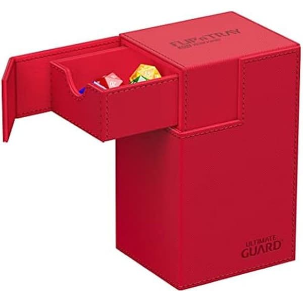 Ultimate Guard FlipnTray 80+ XenoSkin Monocolor Röd