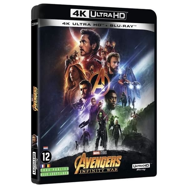Avengers Infinity War - 4K + Blu-Ray 2D + bonus [4K Ultra HD + Blu-ray]